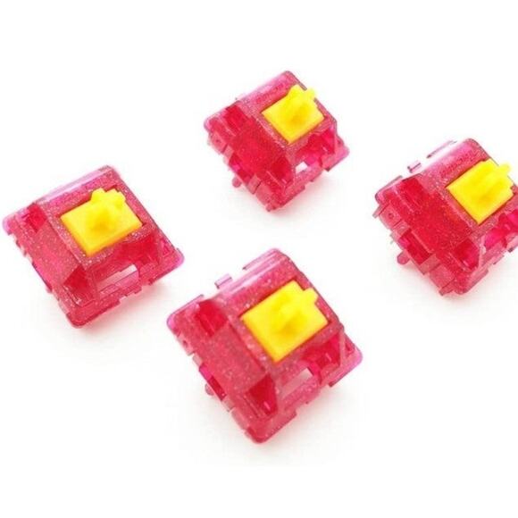 TECSEE Red Ruby Switch  90 pieces for Mechanical Gaming Keyboard NEW - Picture 6 of 10